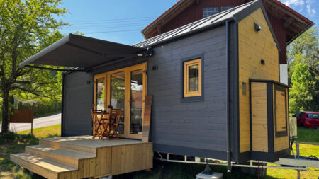 Laura Tiny House Conceals a Labyrinth of Invisible Storage in its Soulful Japandi Beauty