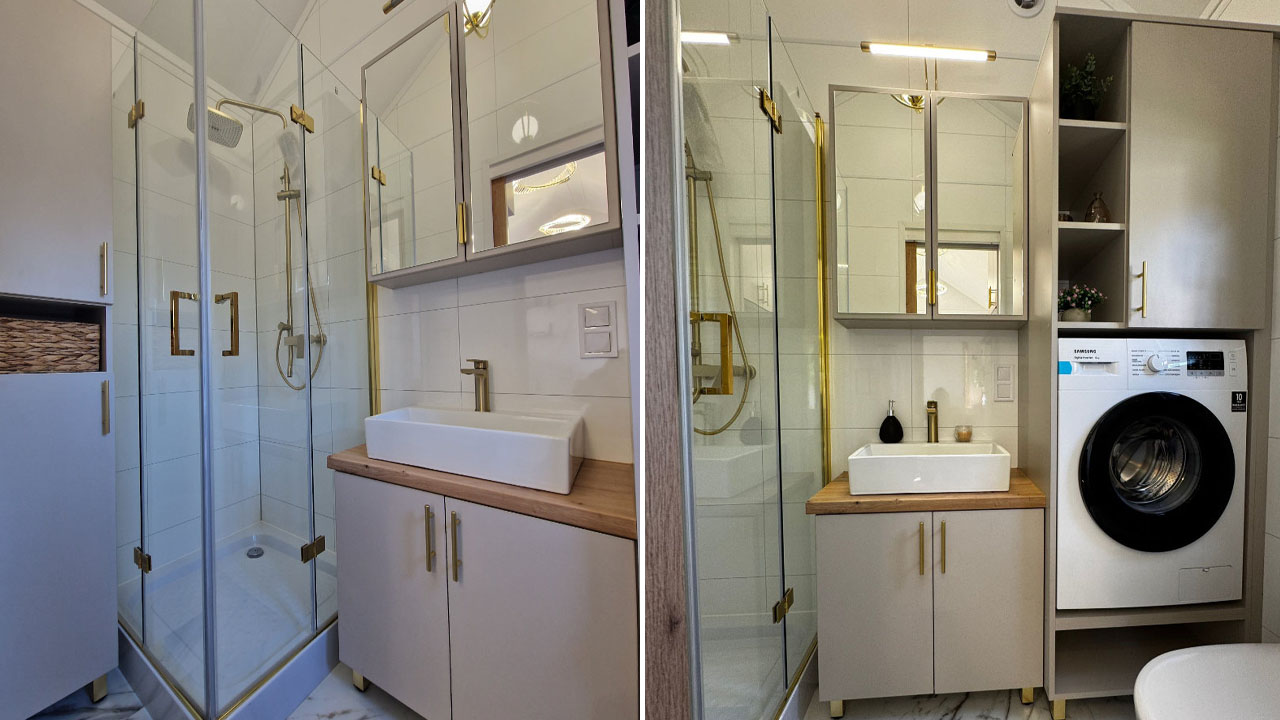The bathroom