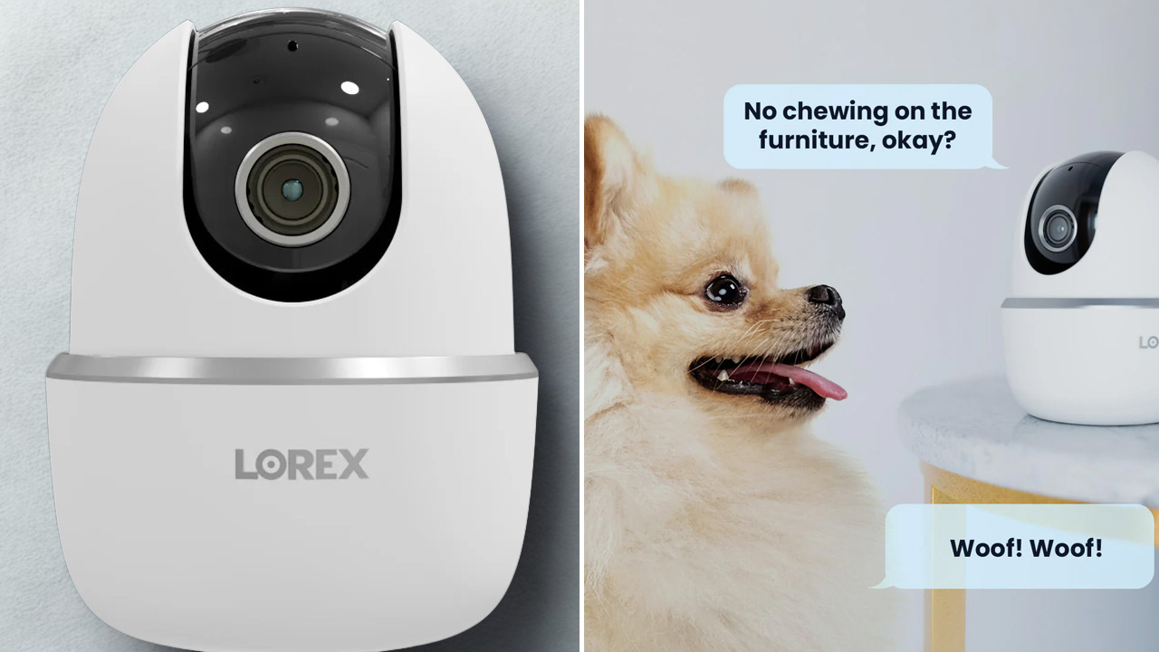 Lorex 2K Indoor Pan Tilt Wi-Fi Pet Camera