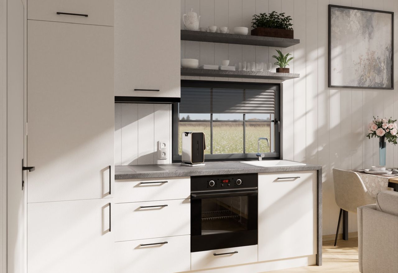 Kitchen of Lucia tiny house by Vagabond Haven