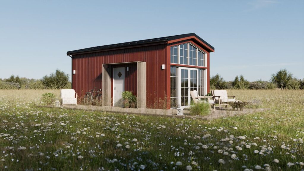Light-Filled Lucia Tiny House Marries Country Cottage Charm With Simplicity of Permanent Home Exterior look of Lucia tiny house by Vagabond Haven