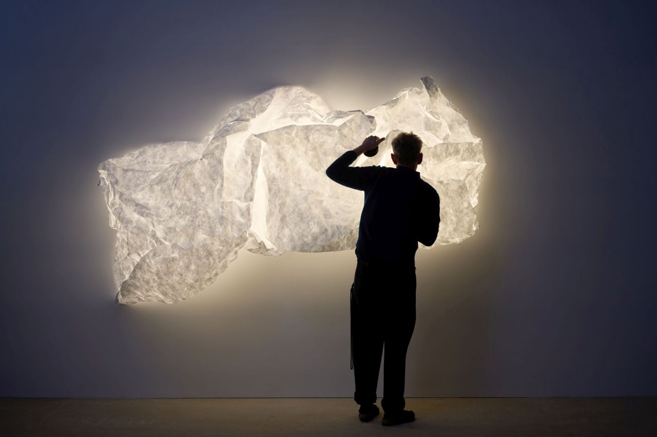 Erwan Bouroullec’s Maap Wall Lamp for Flos is Made From Paper-Like Material That’s Tear-Resistant in Nature
