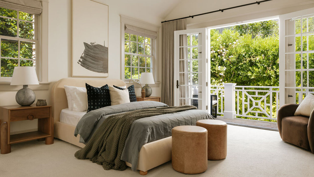 Multiple bedrooms have access to private balcony