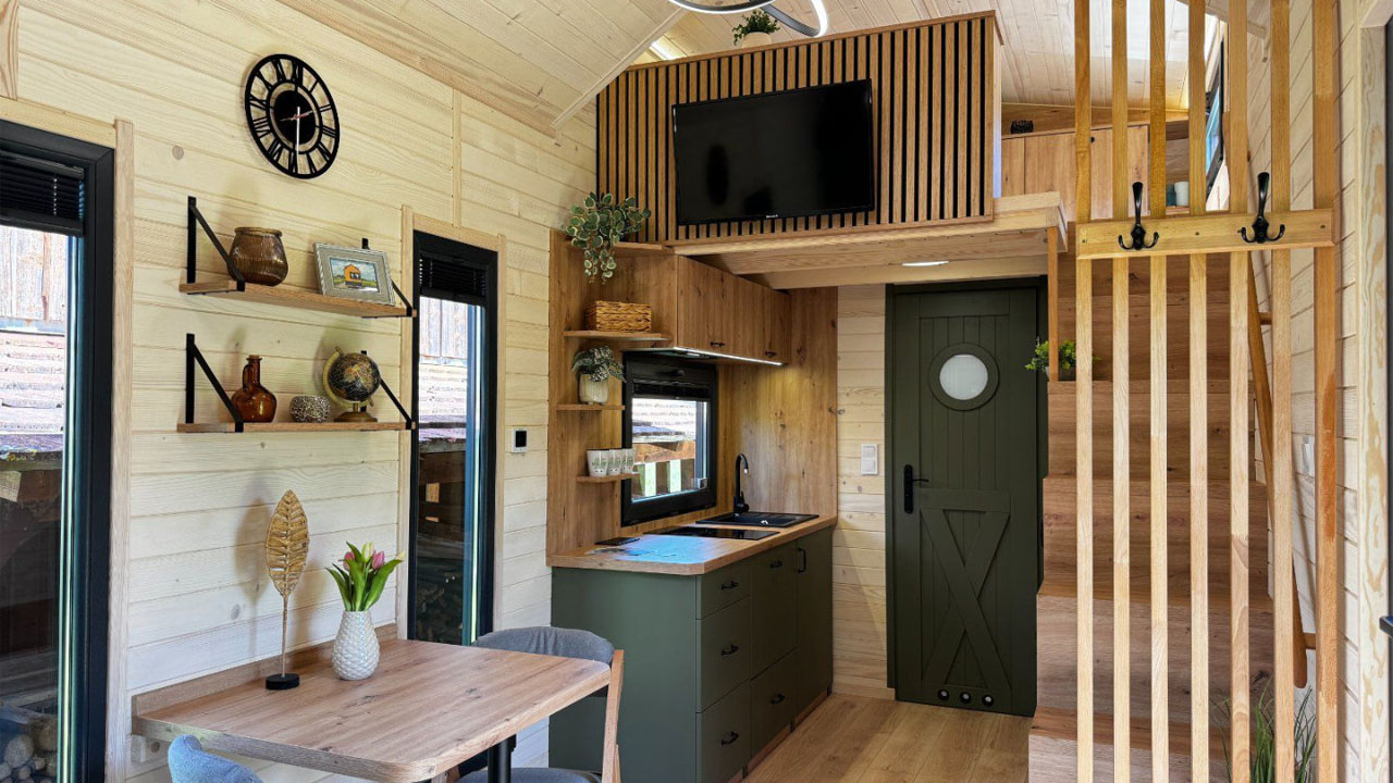 Marie tiny house-japandi aesthetic