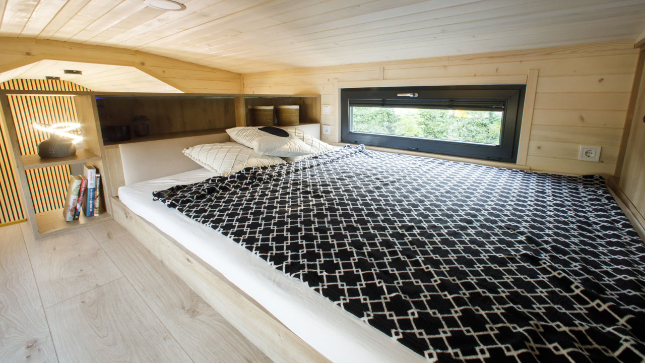 Lofted bedroom