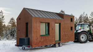 Meili Tiny House Balances Compact Efficiency and Smart Solutions With a Slice of Nordic Charm Meili tiny house