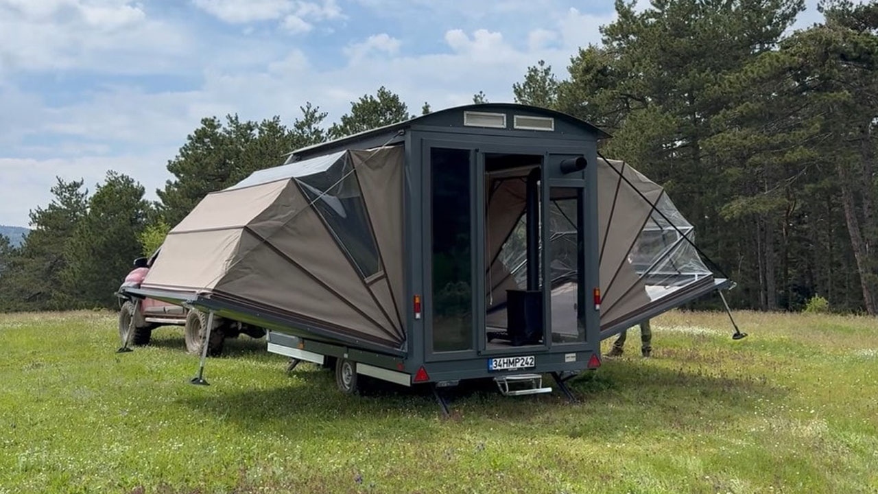 Ortsan Mini House Off-Grid Camper Trailer
