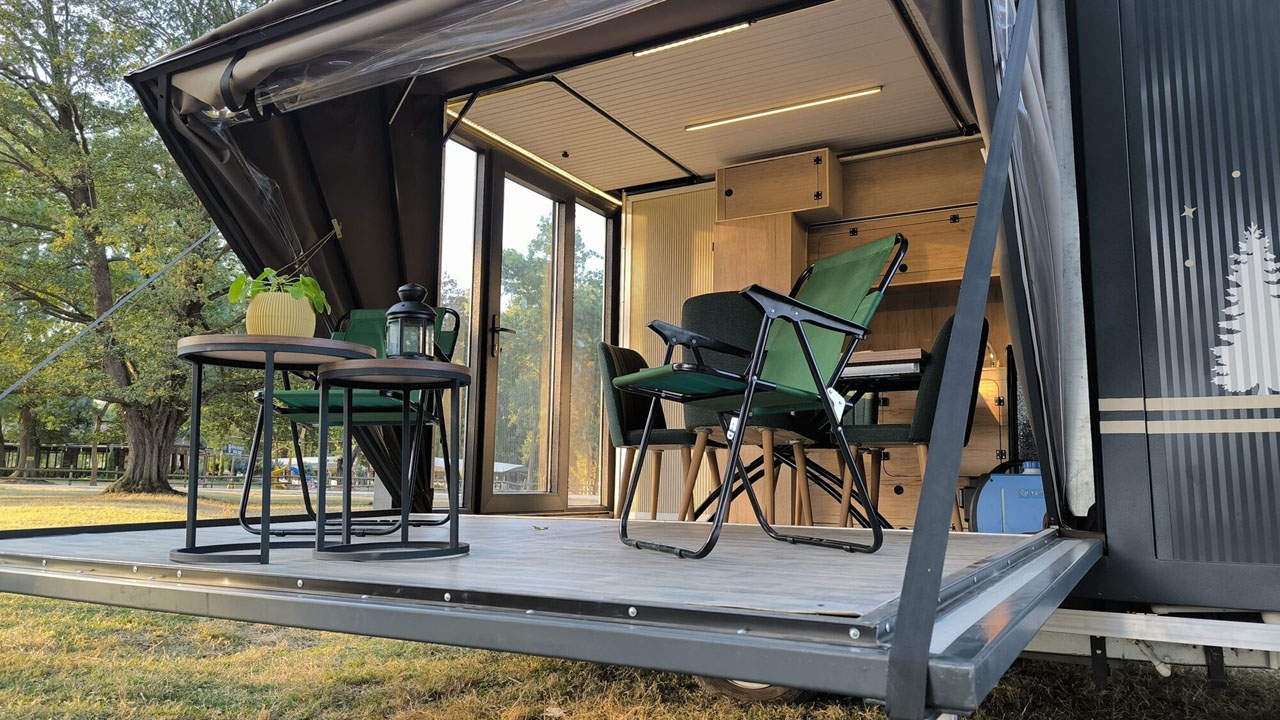 Ortsan Mini House Off-Grid Camper Trailer