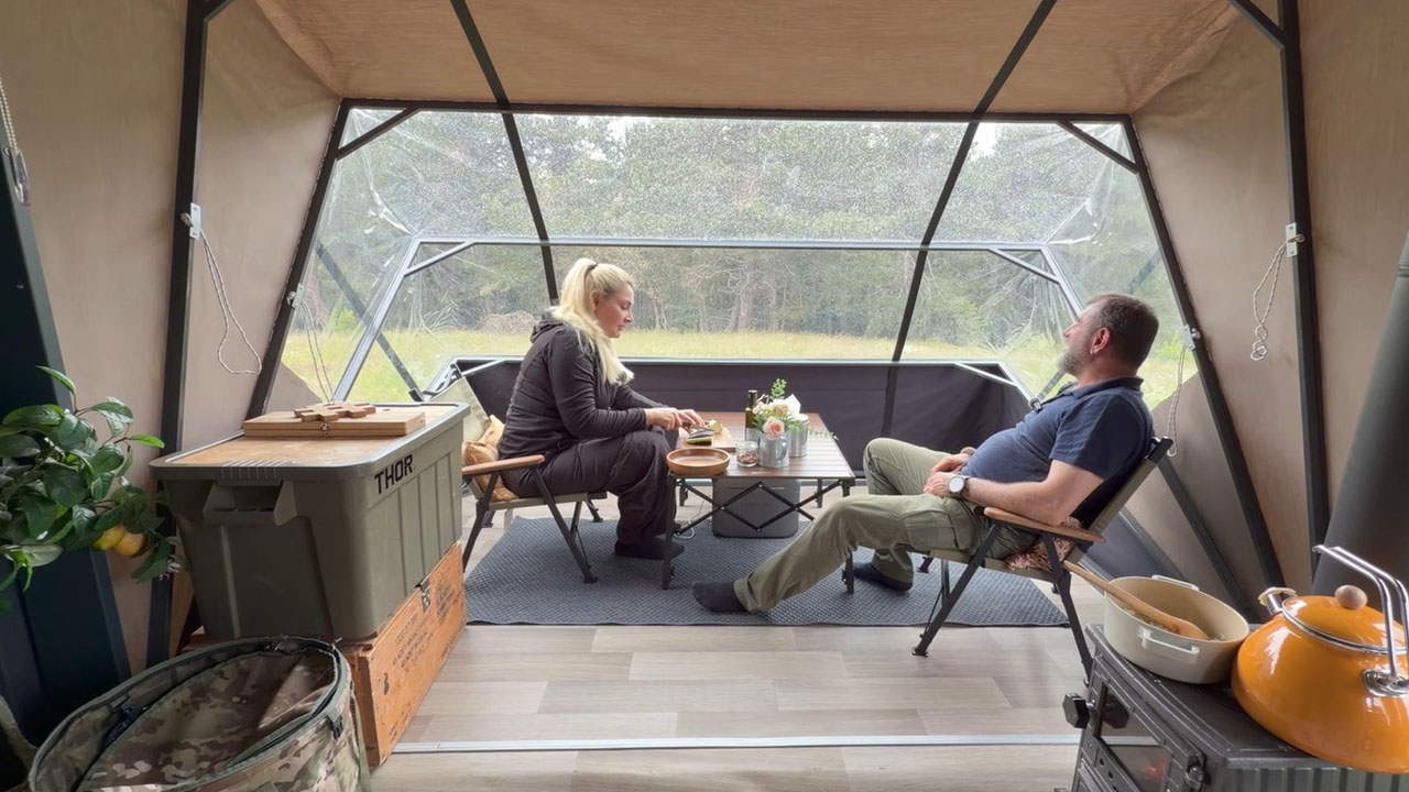 Ortsan Mini House Off-Grid Camper Trailer