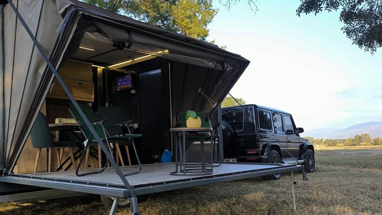 Ortsan Mini House Off-Grid Camper Trailer