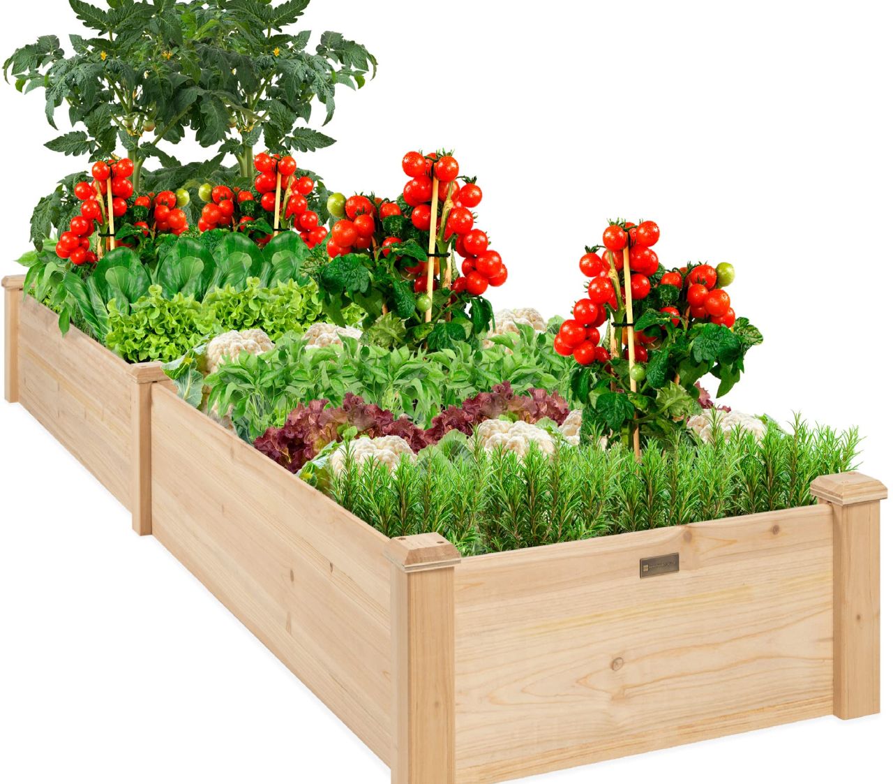 Outdoor Wooden Raised Garden Bed Planter