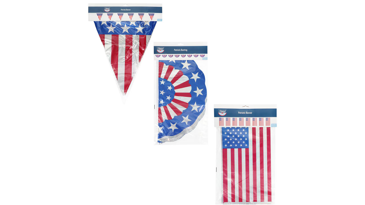 Paper Patriotic Flag Banners & Buntings