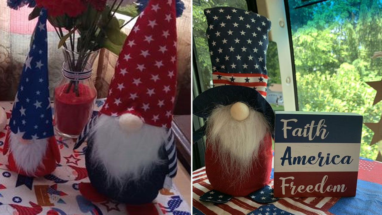 Patriotic Gnome With Hat