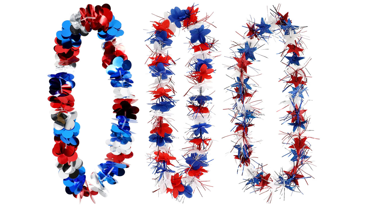 Patriotic Leis