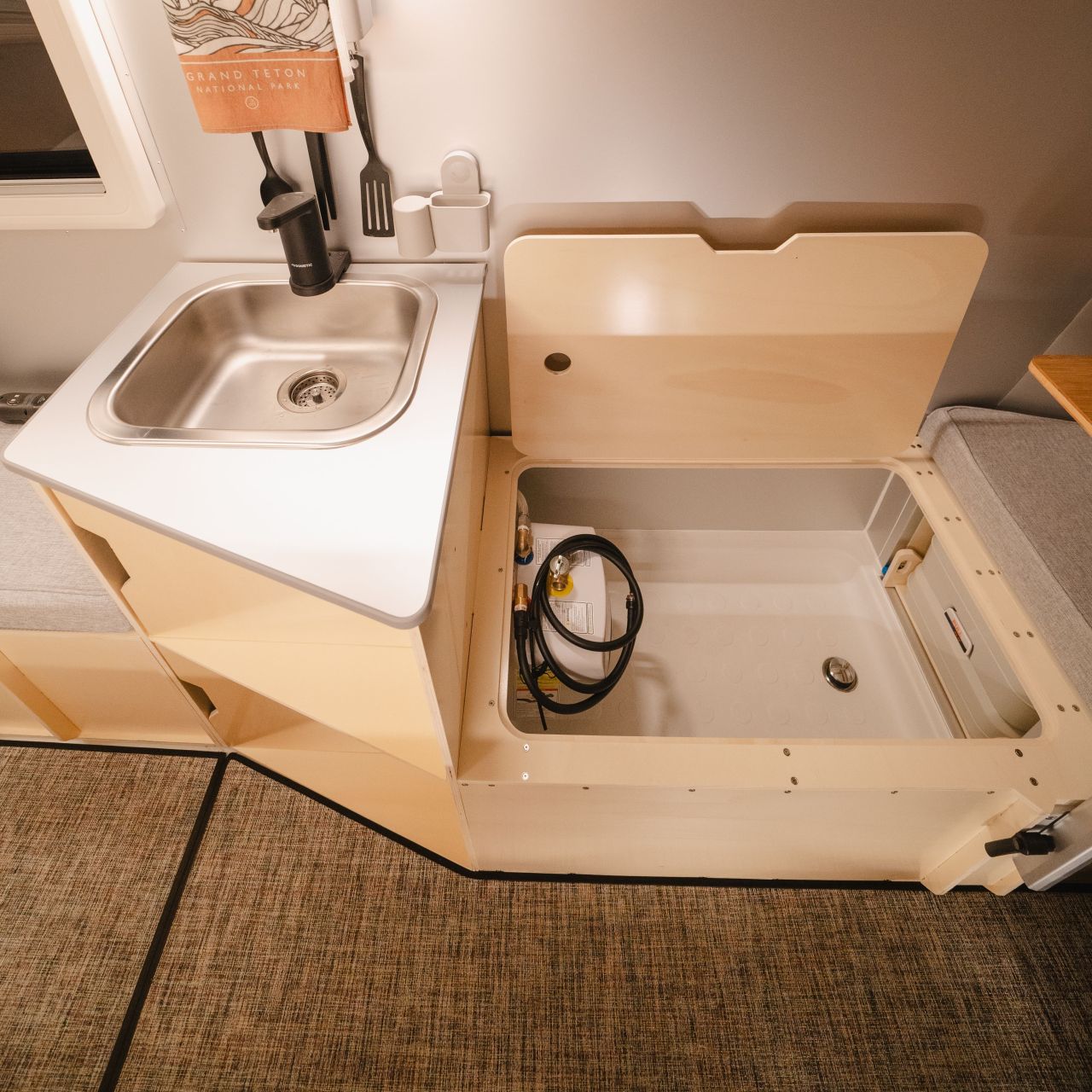 Polydrops P21X Camper Trailer for EVs Now Sleeps a Family of Four