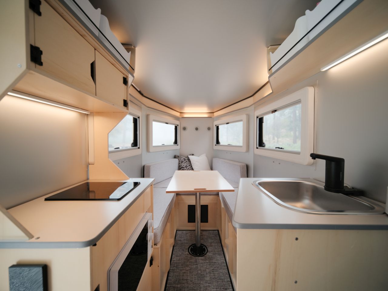 Polydrops P21X Camper Trailer for EVs Now Sleeps a Family of Four