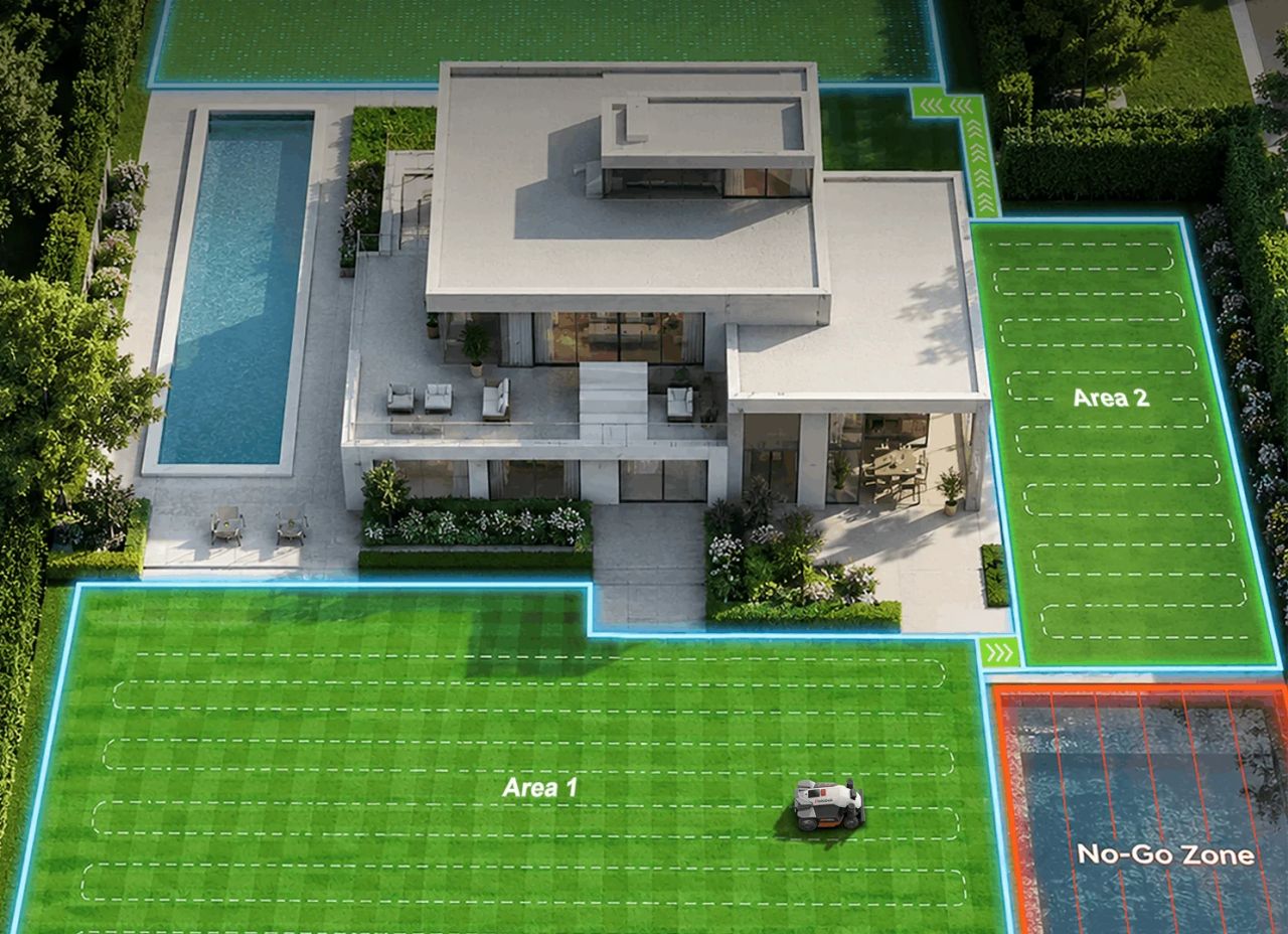 Rokibot G7 AWD Robot Mower mapping Periphery