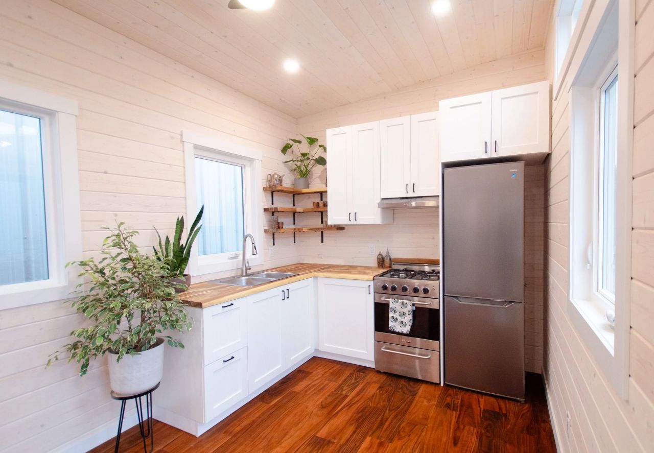 Kitchen of Rose tiny house