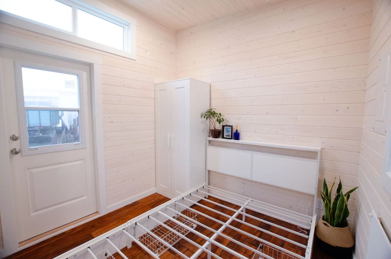 Bedroom of Rose tiny house