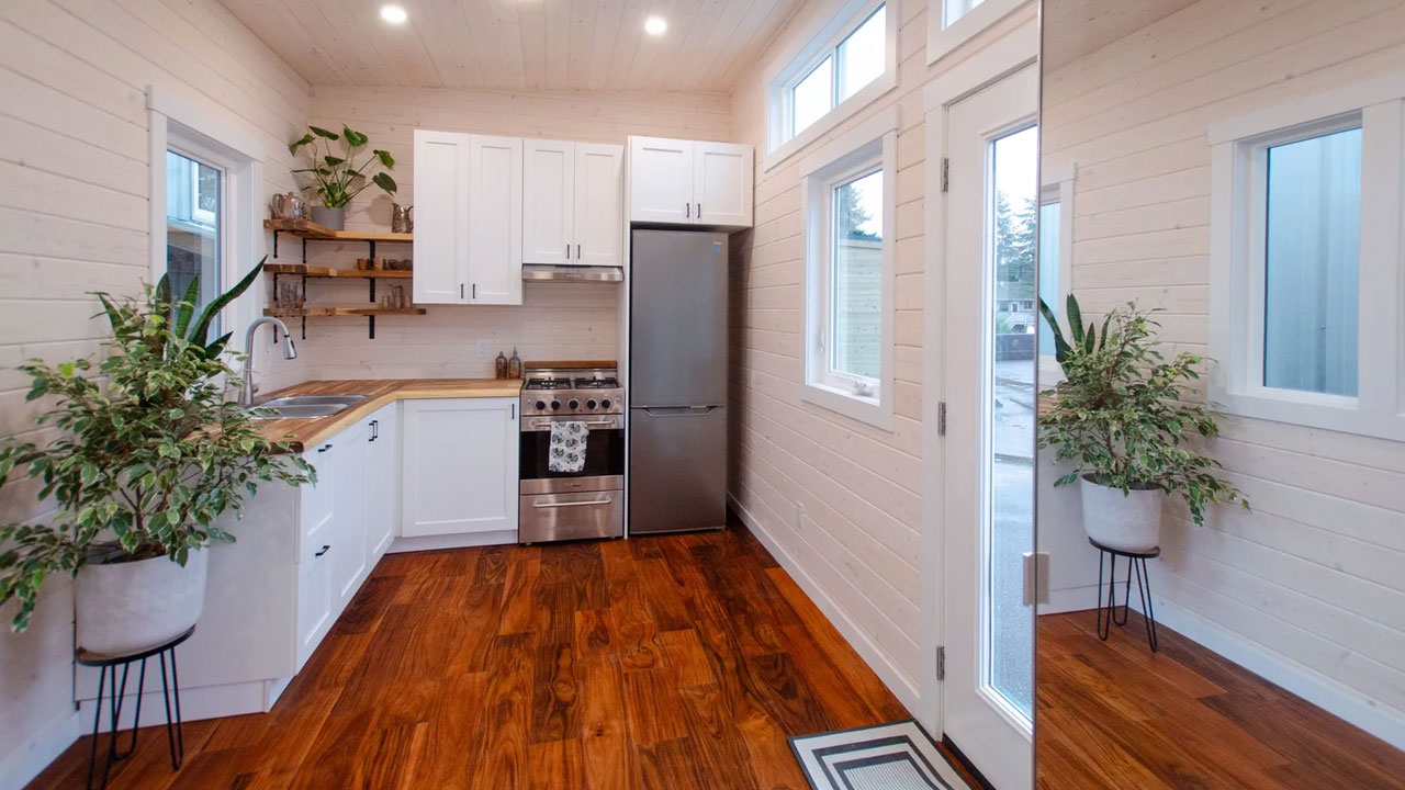 Kitchen of Rose tiny house