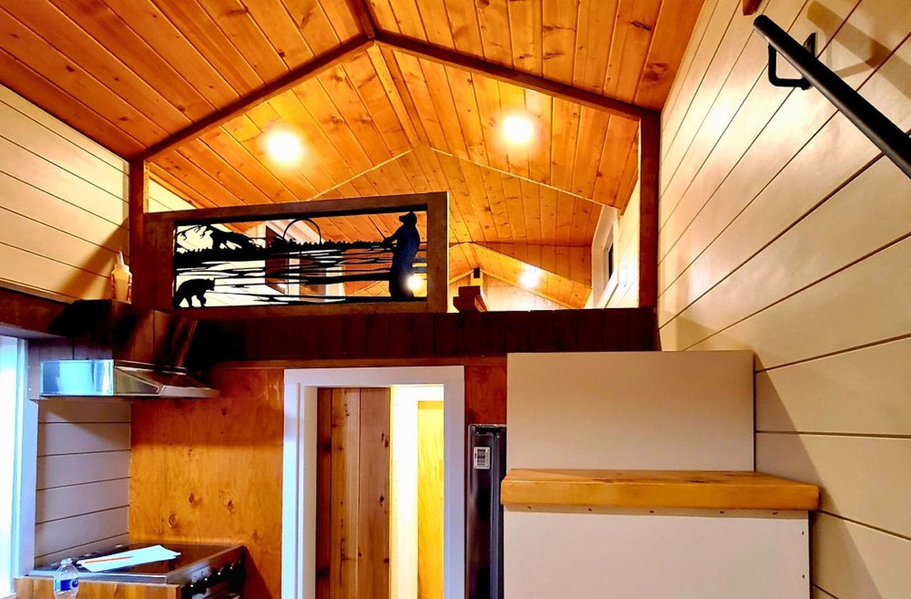 Salmon Bear Tiny House_Loft Bedroom