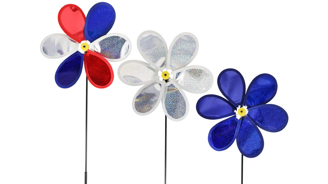 Seasonal Collection Patriotic Sparkle Pinwheel