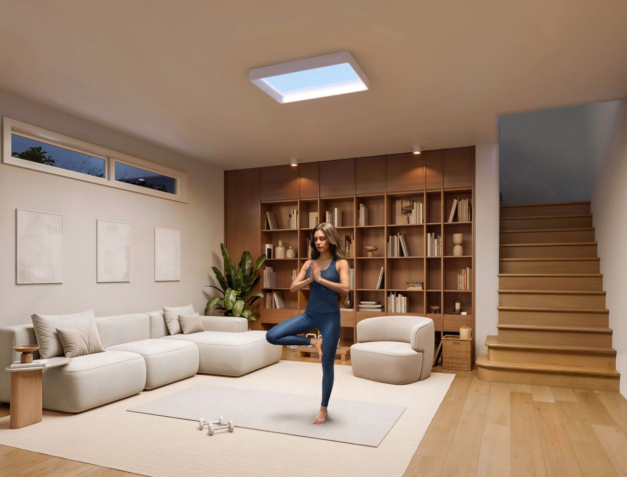 Signify Philips Skylight Mimics Natural Daylight Indoors