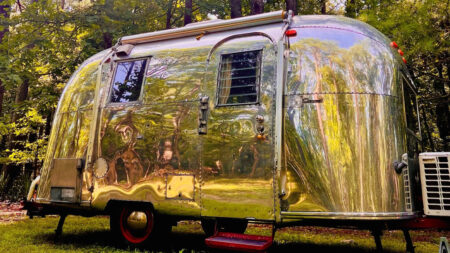 Renovated 1965 Vintage Airstream Trailer Packs Comforts of Home on the Go Sol Airstream Camper is Vintage tiny home on wheels