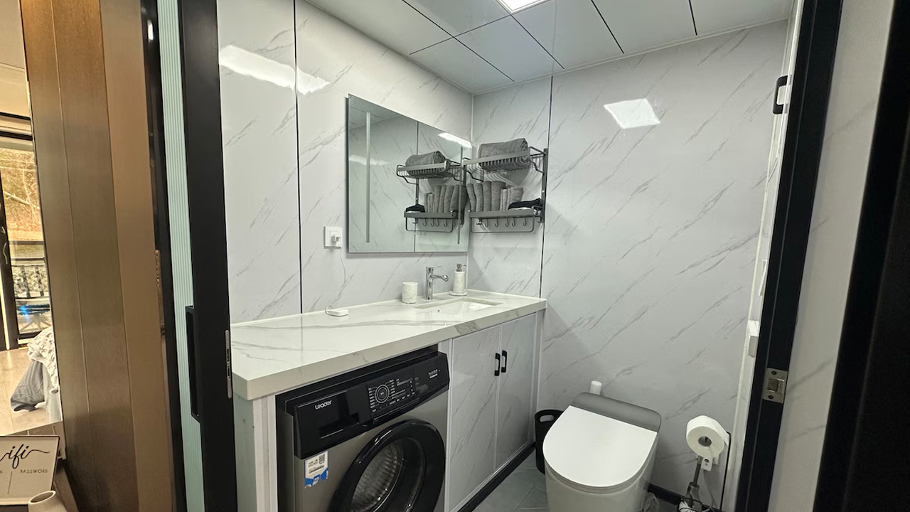 Space Station Tiny House - bathroom