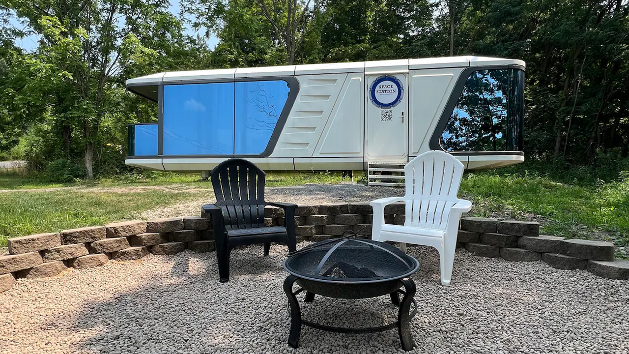 Space Station Tiny House - exterior