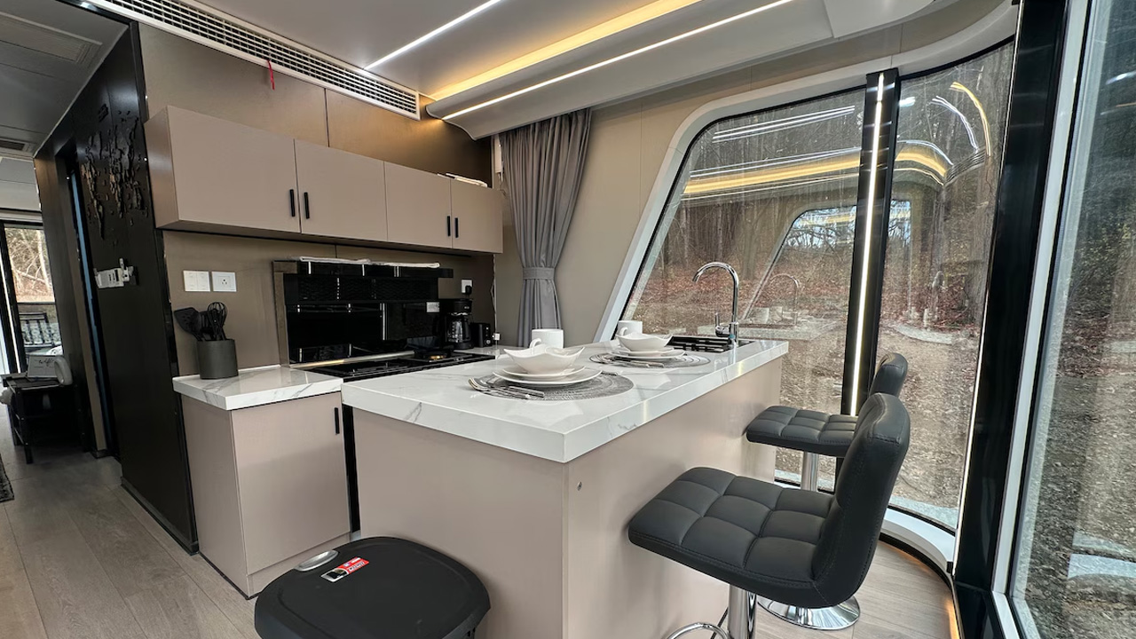 Space Station Tiny House - interior