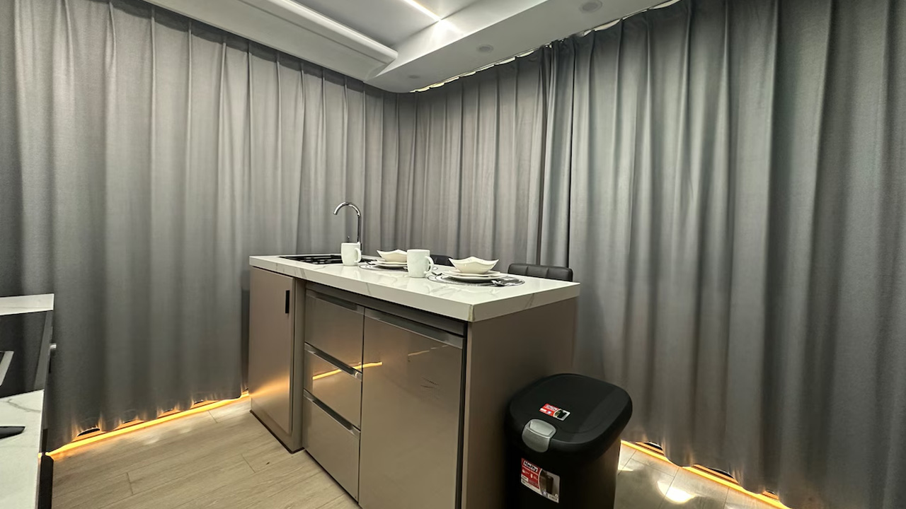 Space Station Tiny House - kitchen 2