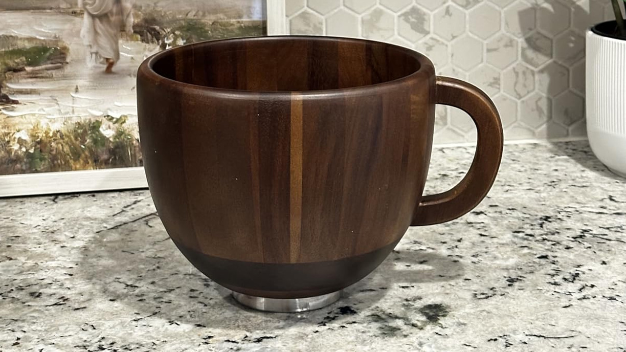 SpaceAid Acacia Wooden Bowl