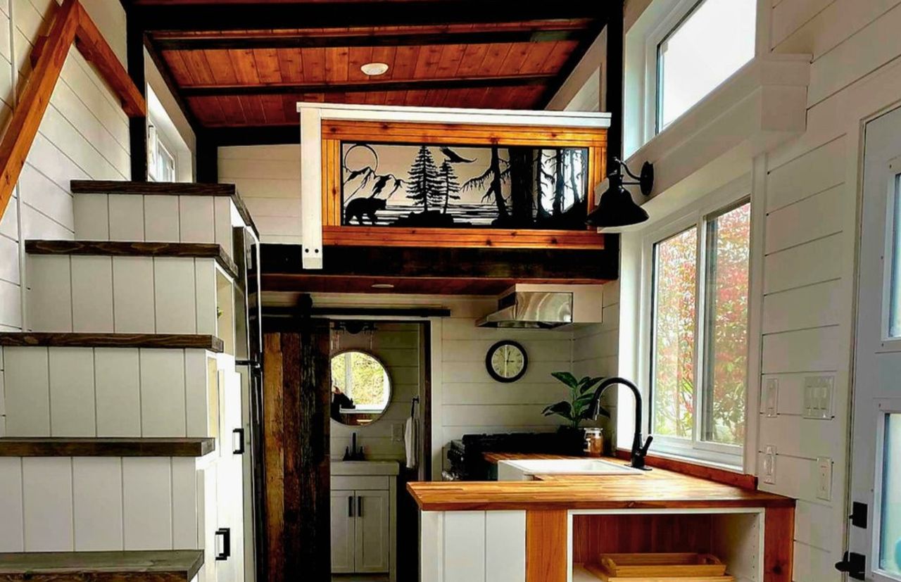 Spirit Bear tiny house_Loft area