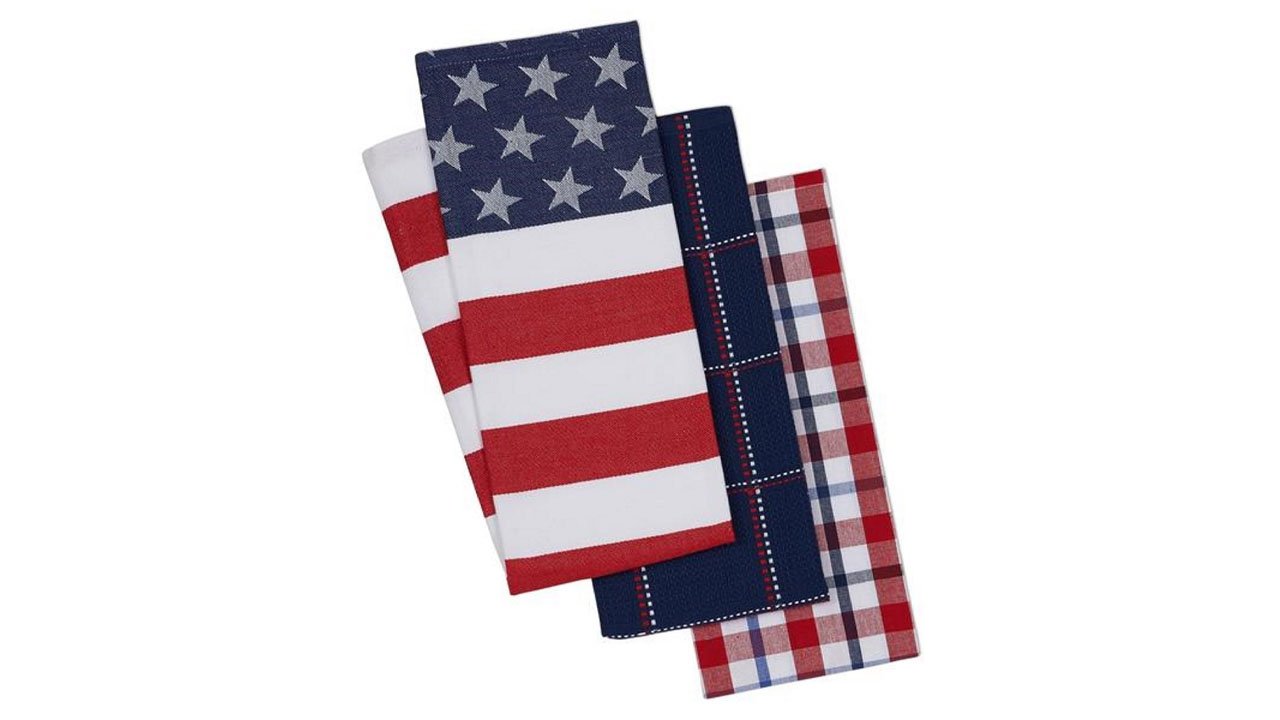 Stars and Stripes Kitchen Dishtowels