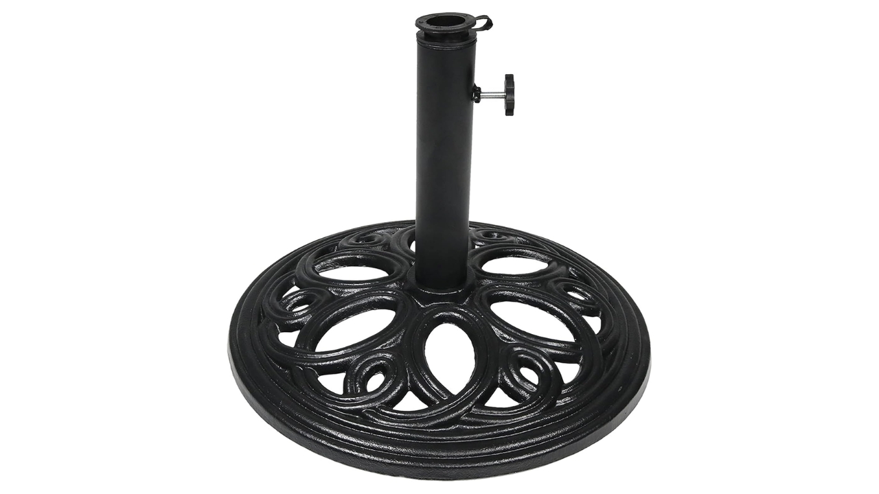 Sunnydaze 24lb Cast Iron Patio Umbrella Base