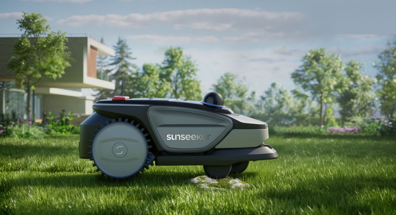 Sunseeker S4 LiDAR robot lawn mower for backyard