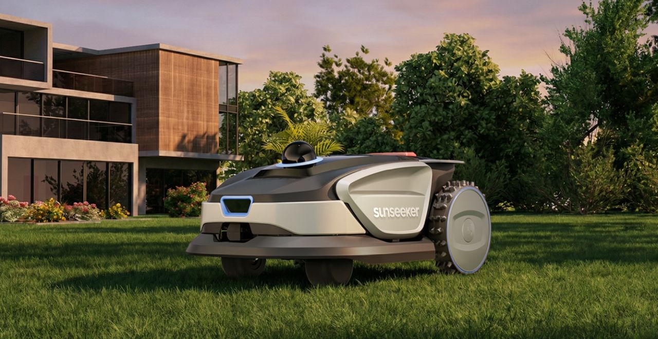 Sunseeker S4 LiDAR robot lawn mower for backyard