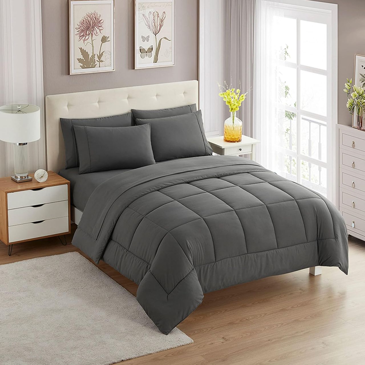 Sweet Home Collection 5-Piece Comforter Set