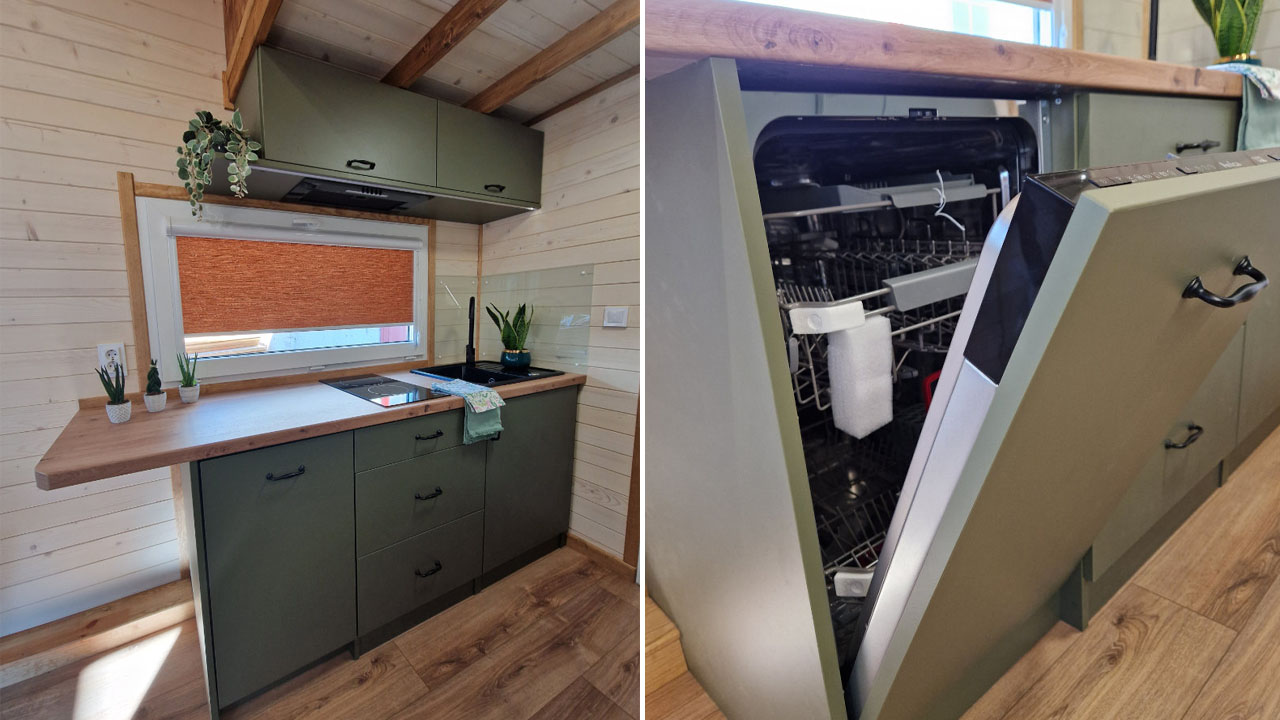 The Kathi tiny house-kitchen