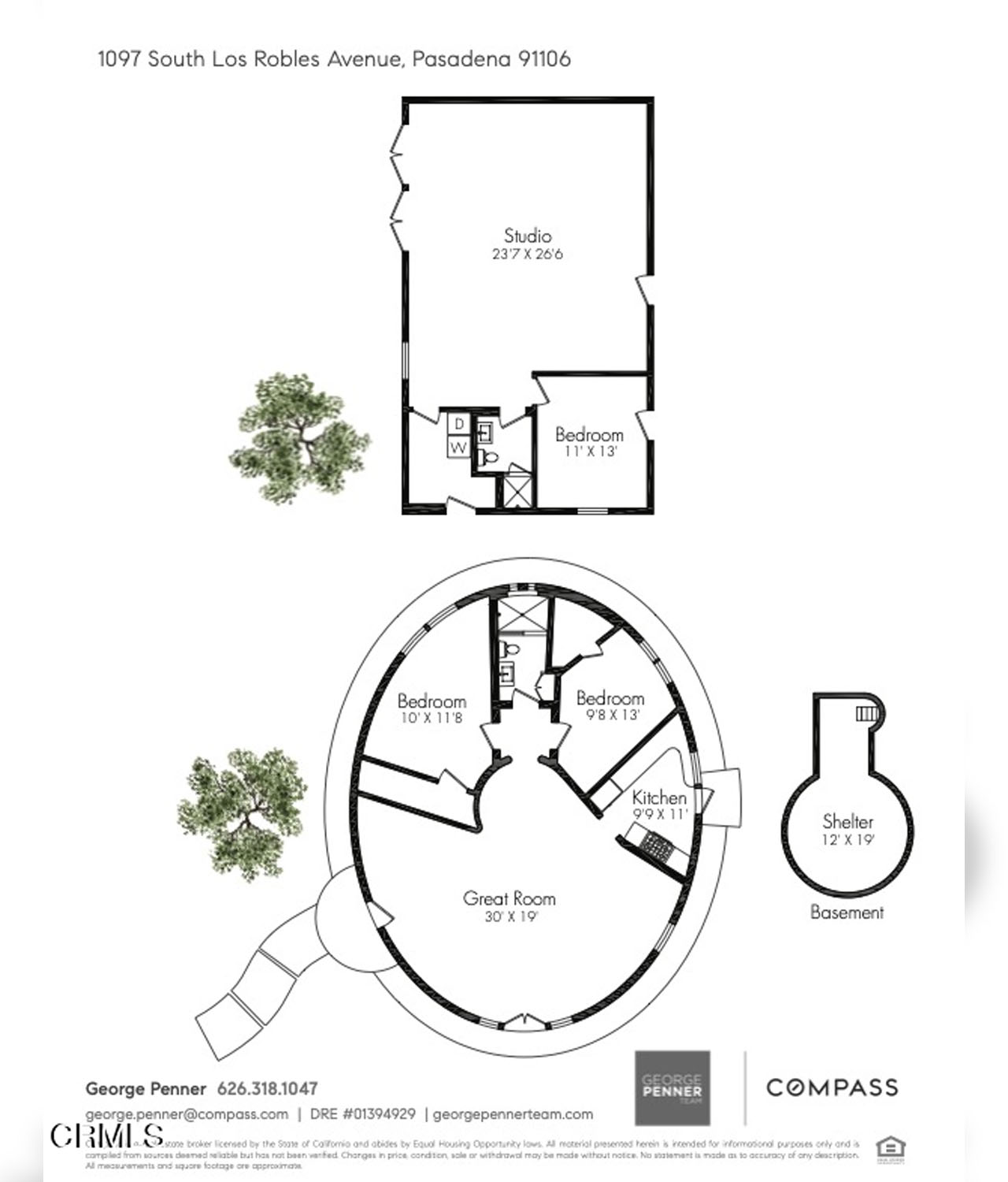 The map of Wallace Neff Shell House