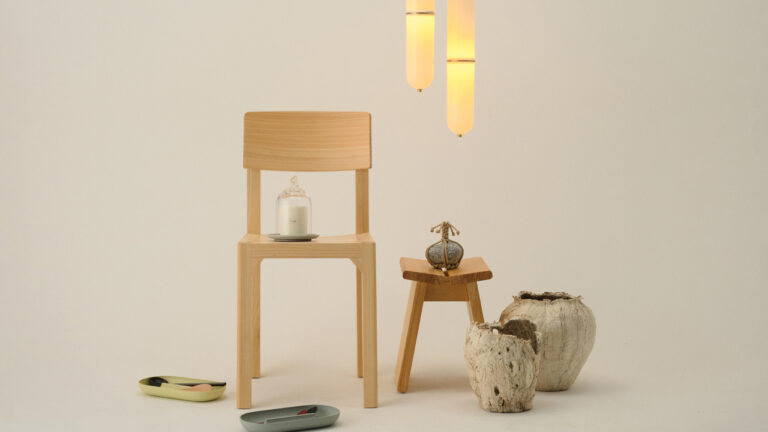 The exhibition is curated by OEO Studio and Jens H. Jensen, celebrating Japanese design and craftsmanship