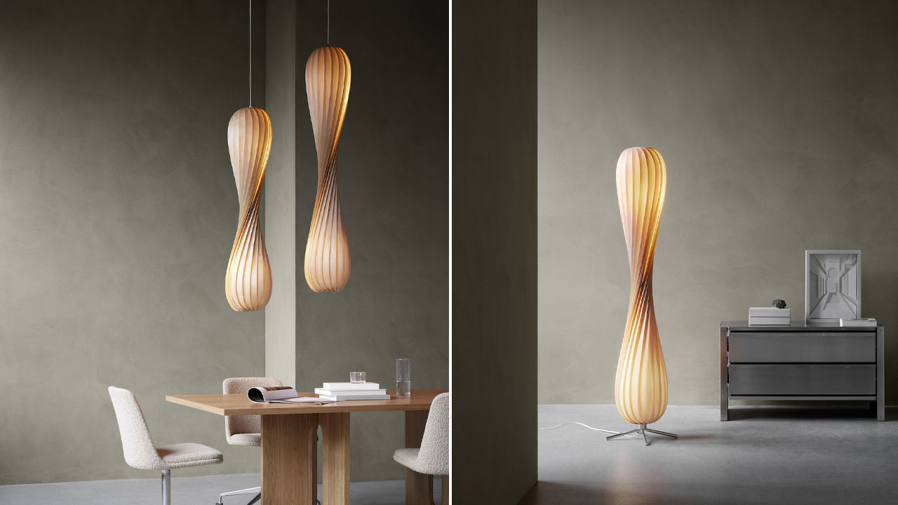 Tom Rossau Showcases Handmade Birch Lamps at 3daysofdesign