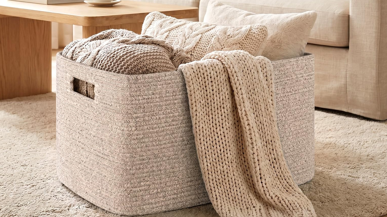 OIAHOMY Large Storage Basket