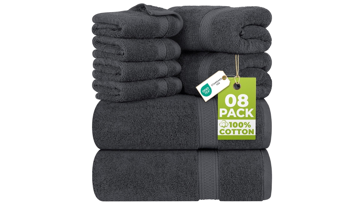 Utopia 8-Piece Luxury Towel Set