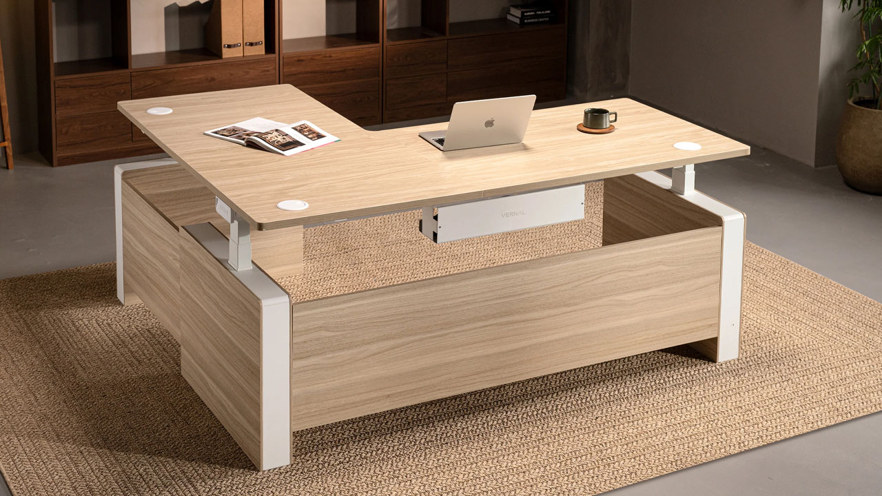 Vernal L-Shaped Executive Standing Desk
