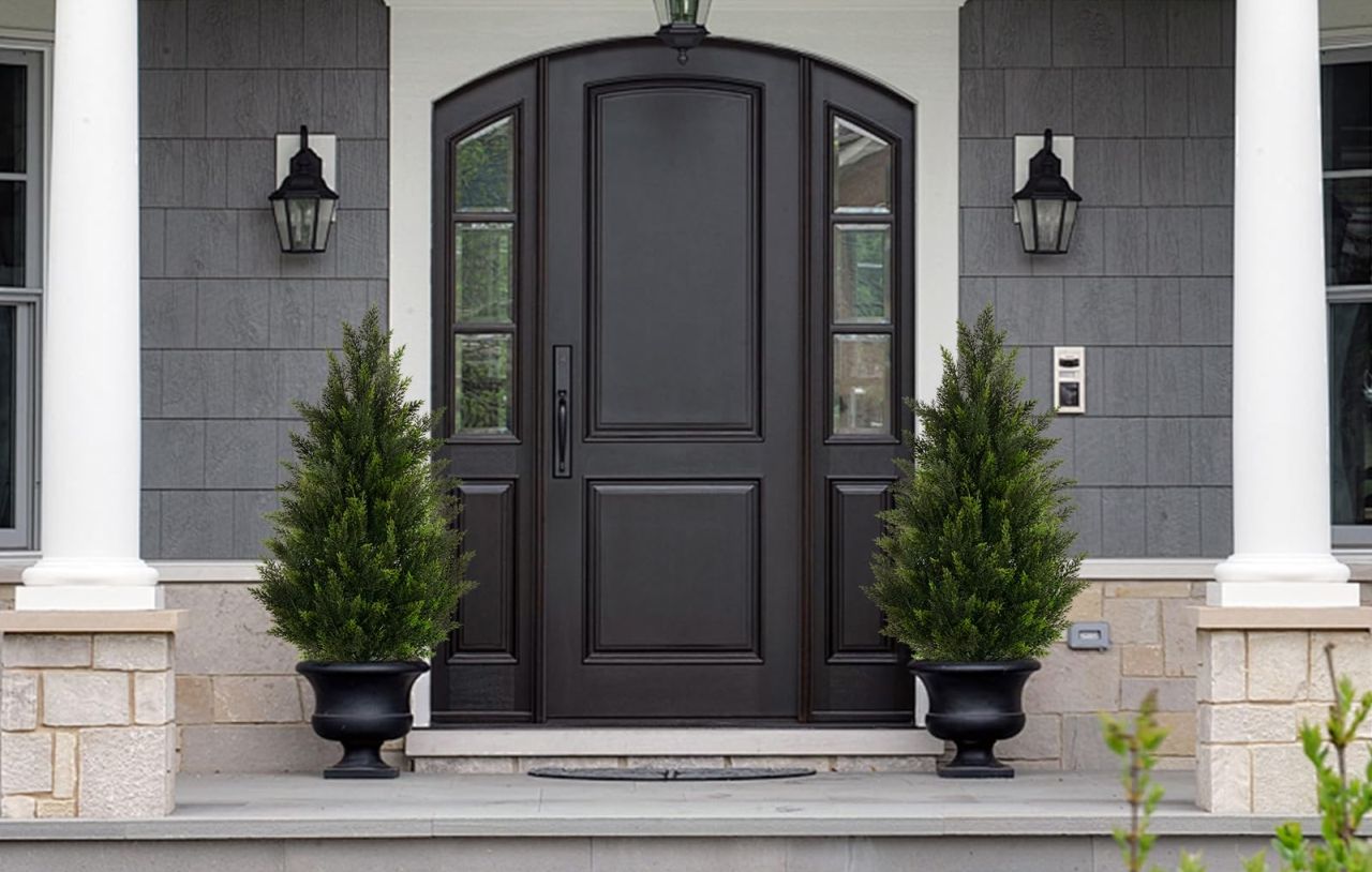 Vitalismo Artificial Topiary Cedar Trees Bring Greenery to Your Living Space
