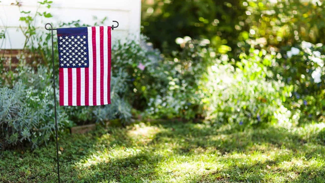 Independence Day Garden Flag
