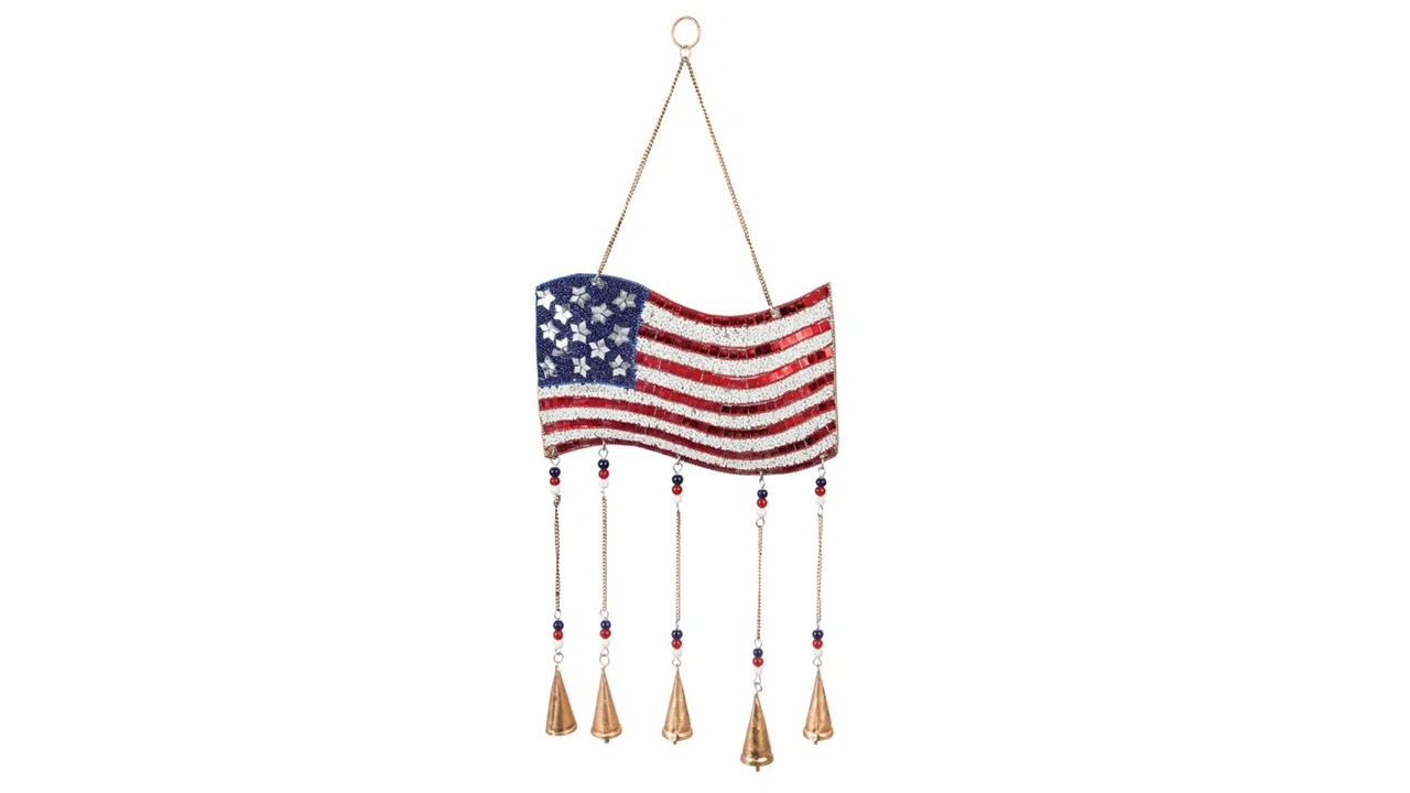  Nielson Weather Resistant Metal Abstract Wind Chime