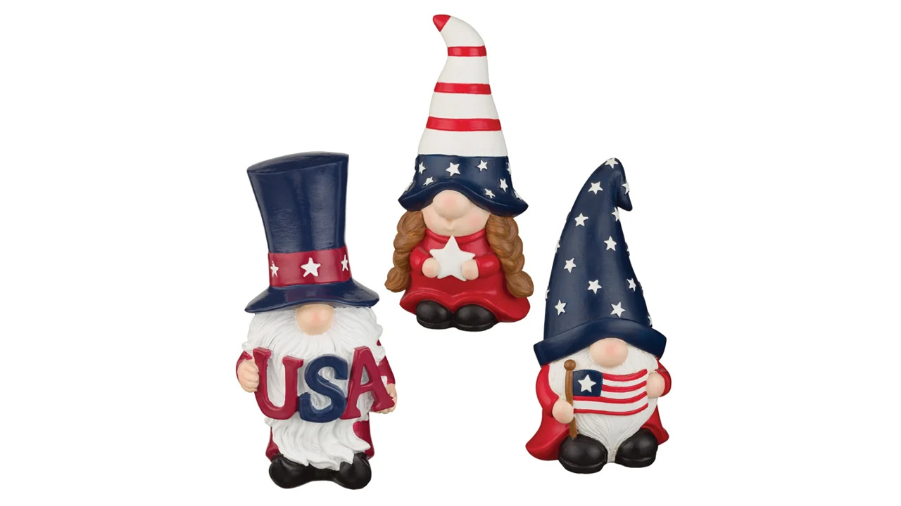 Americana Patriotic Resin Gnomes